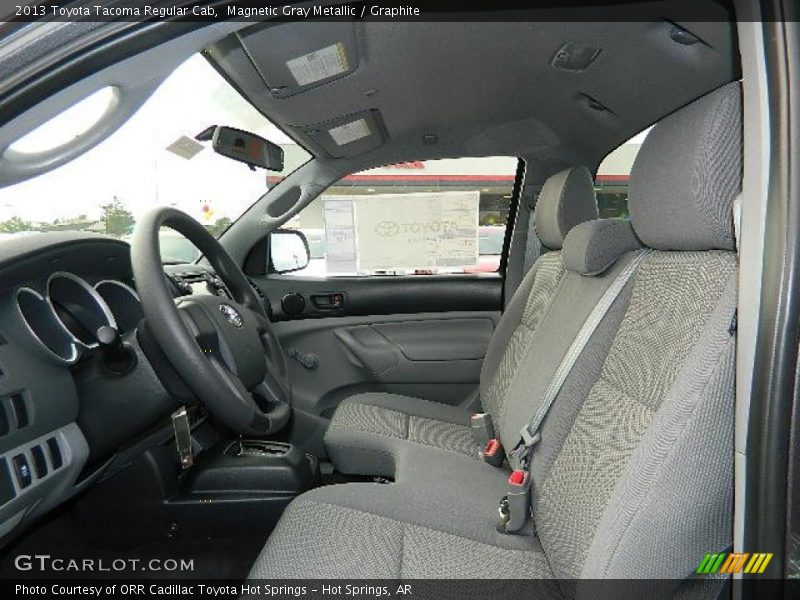  2013 Tacoma Regular Cab Graphite Interior