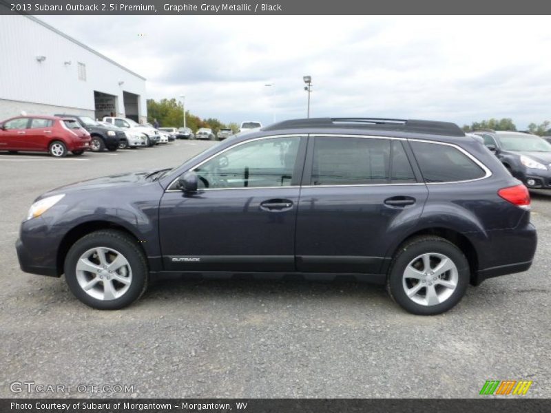 Graphite Gray Metallic / Black 2013 Subaru Outback 2.5i Premium