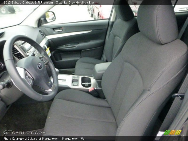 Graphite Gray Metallic / Black 2013 Subaru Outback 2.5i Premium