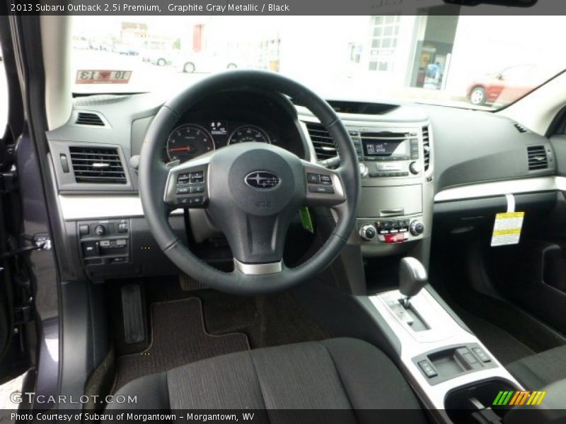 Graphite Gray Metallic / Black 2013 Subaru Outback 2.5i Premium