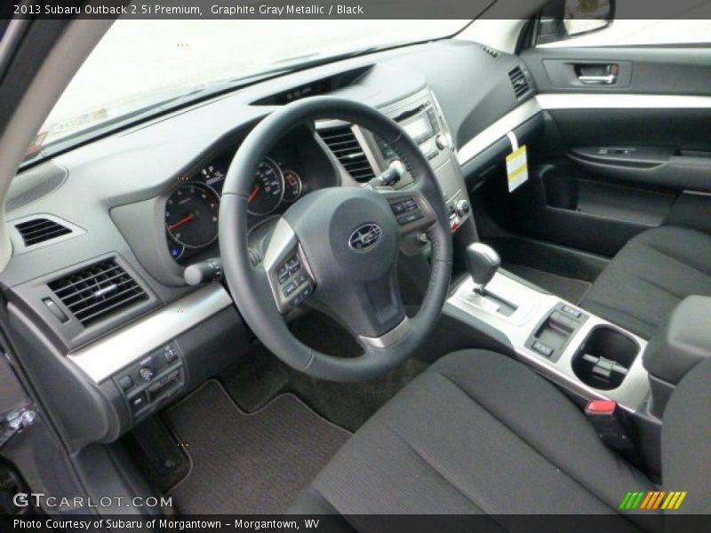 Graphite Gray Metallic / Black 2013 Subaru Outback 2.5i Premium