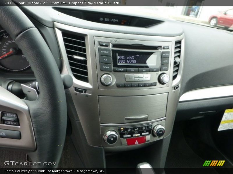 Graphite Gray Metallic / Black 2013 Subaru Outback 2.5i Premium