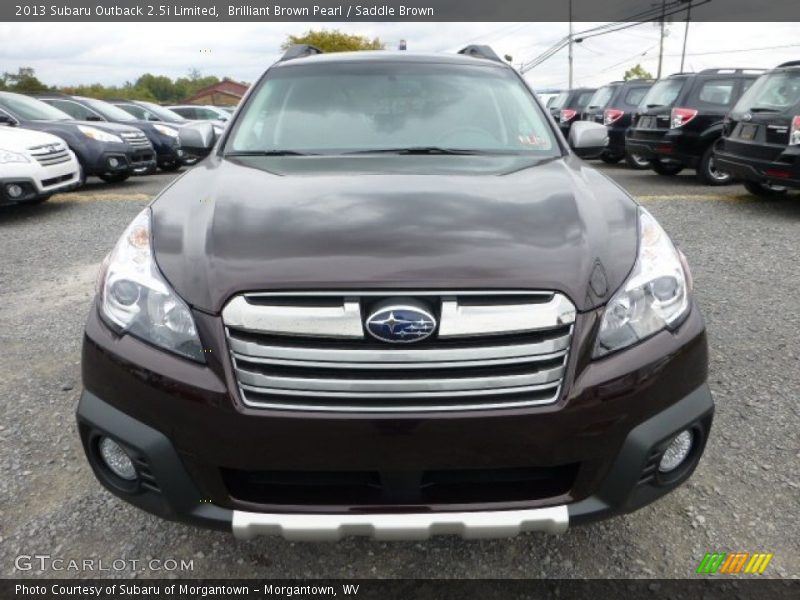 Brilliant Brown Pearl / Saddle Brown 2013 Subaru Outback 2.5i Limited