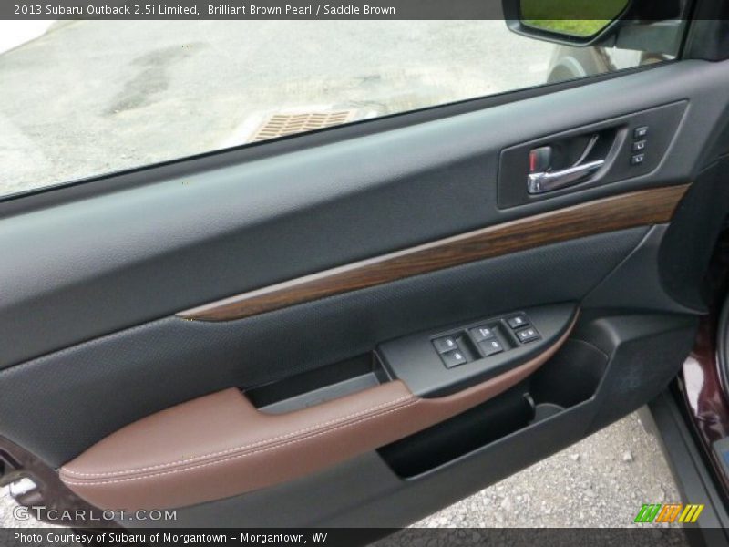 Brilliant Brown Pearl / Saddle Brown 2013 Subaru Outback 2.5i Limited