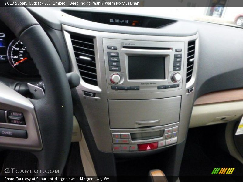 Deep Indigo Pearl / Warm Ivory Leather 2013 Subaru Outback 2.5i Limited
