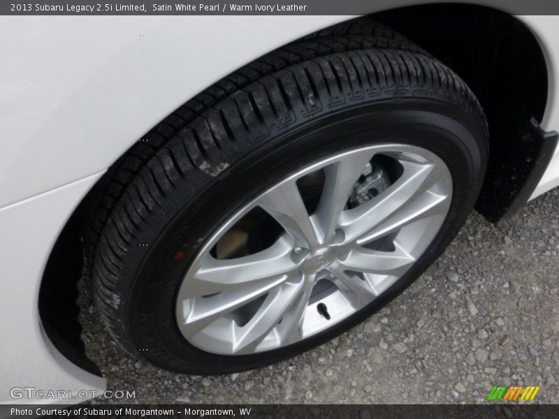 Satin White Pearl / Warm Ivory Leather 2013 Subaru Legacy 2.5i Limited