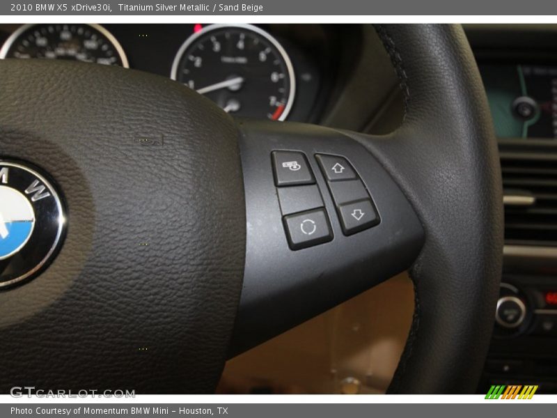 Titanium Silver Metallic / Sand Beige 2010 BMW X5 xDrive30i