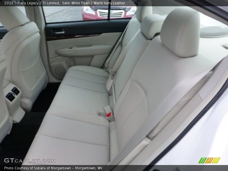Satin White Pearl / Warm Ivory Leather 2013 Subaru Legacy 2.5i Limited