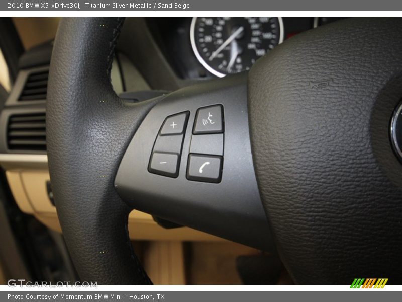 Titanium Silver Metallic / Sand Beige 2010 BMW X5 xDrive30i