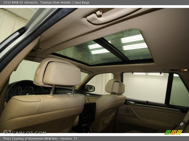 Titanium Silver Metallic / Sand Beige 2010 BMW X5 xDrive30i