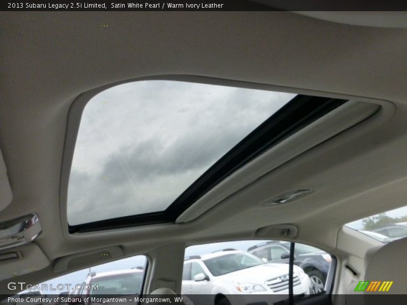 Satin White Pearl / Warm Ivory Leather 2013 Subaru Legacy 2.5i Limited