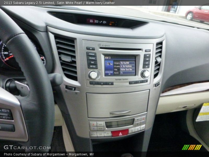 Satin White Pearl / Warm Ivory Leather 2013 Subaru Legacy 2.5i Limited