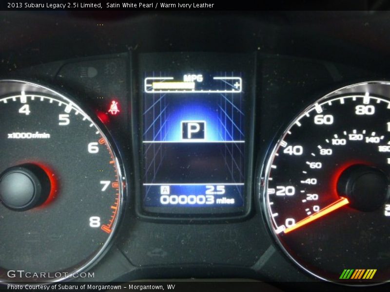 Satin White Pearl / Warm Ivory Leather 2013 Subaru Legacy 2.5i Limited