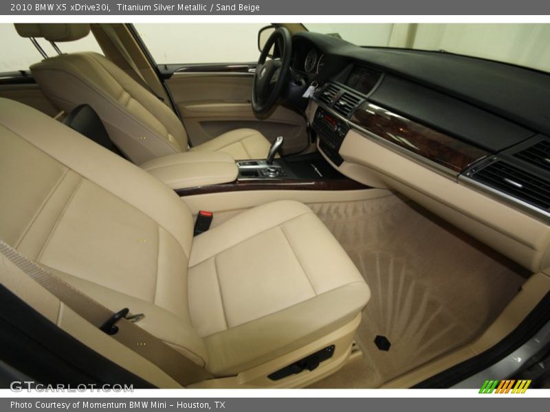 Titanium Silver Metallic / Sand Beige 2010 BMW X5 xDrive30i