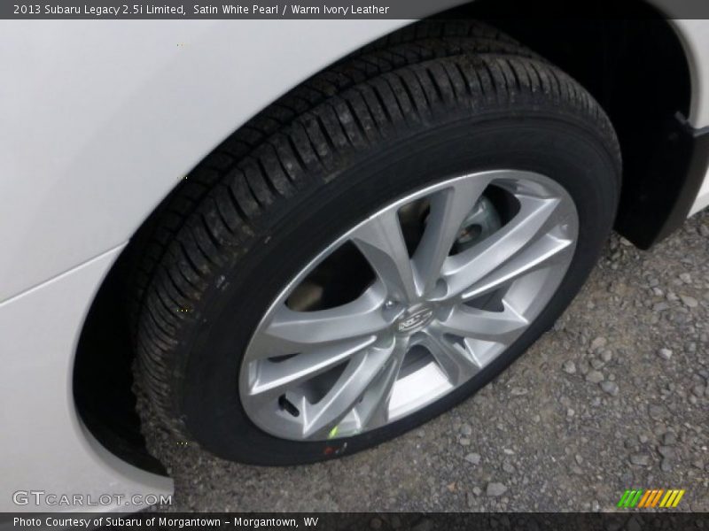 Satin White Pearl / Warm Ivory Leather 2013 Subaru Legacy 2.5i Limited