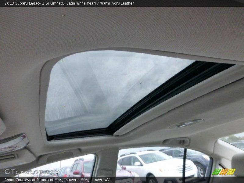 Satin White Pearl / Warm Ivory Leather 2013 Subaru Legacy 2.5i Limited