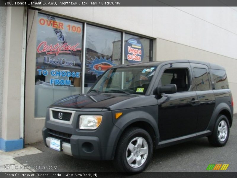 Nighthawk Black Pearl / Black/Gray 2005 Honda Element EX AWD