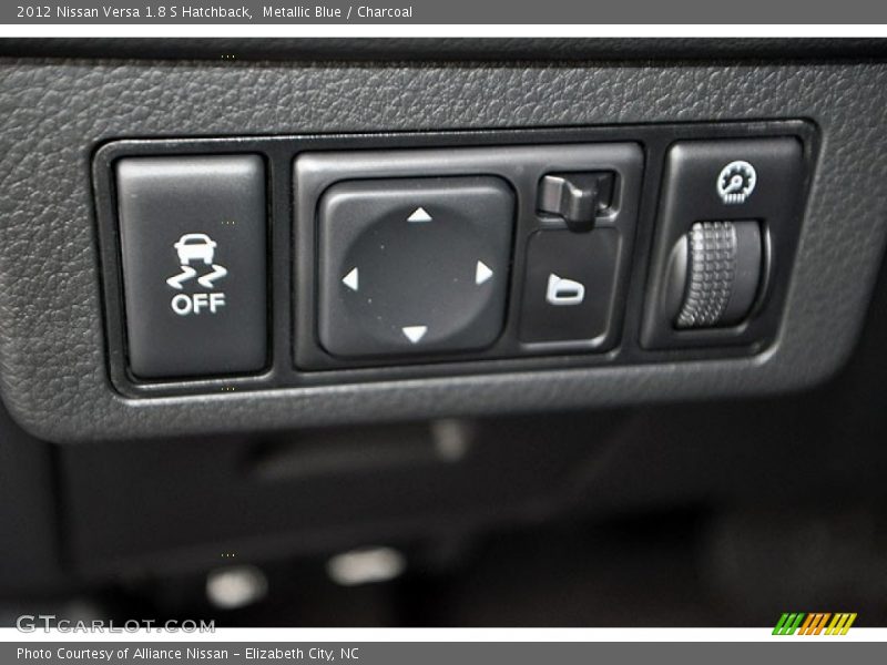 Metallic Blue / Charcoal 2012 Nissan Versa 1.8 S Hatchback