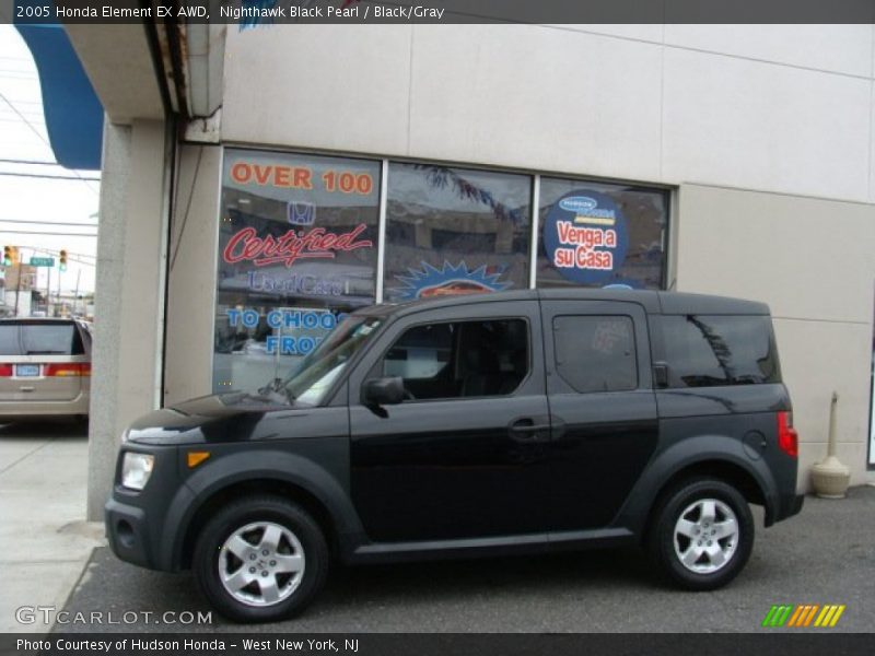 Nighthawk Black Pearl / Black/Gray 2005 Honda Element EX AWD