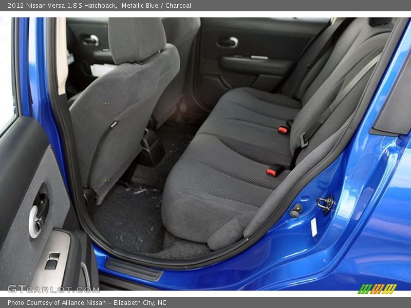 Metallic Blue / Charcoal 2012 Nissan Versa 1.8 S Hatchback