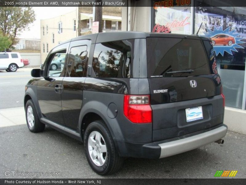 Nighthawk Black Pearl / Black/Gray 2005 Honda Element EX AWD