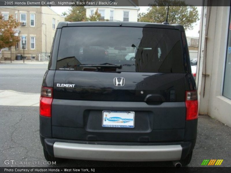 Nighthawk Black Pearl / Black/Gray 2005 Honda Element EX AWD