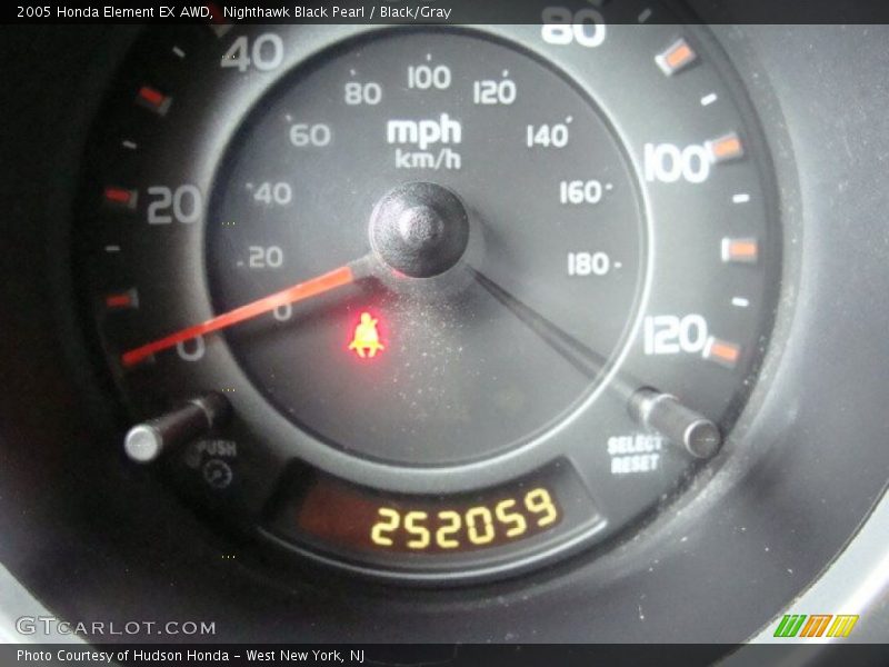 Nighthawk Black Pearl / Black/Gray 2005 Honda Element EX AWD