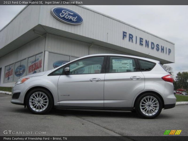 Ingot Silver / Charcoal Black 2013 Ford C-Max Hybrid SE