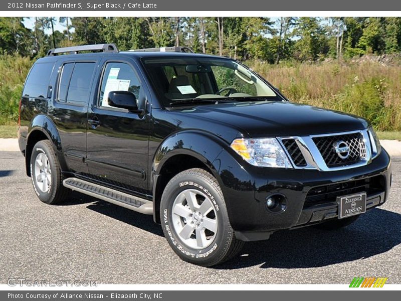 Super Black / Cafe Latte 2012 Nissan Pathfinder S