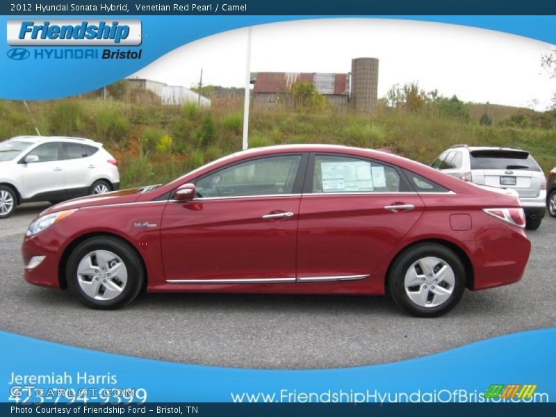 Venetian Red Pearl / Camel 2012 Hyundai Sonata Hybrid