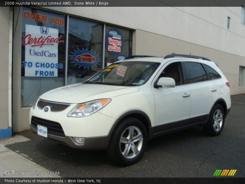 Stone White / Beige 2008 Hyundai Veracruz Limited AWD