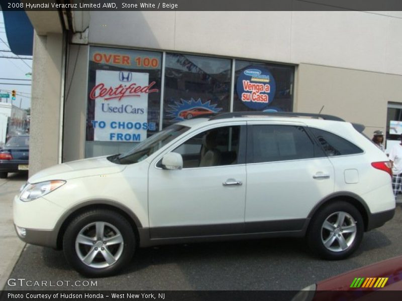 Stone White / Beige 2008 Hyundai Veracruz Limited AWD