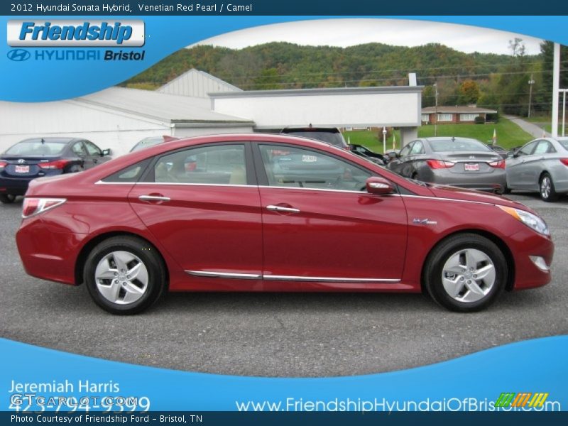Venetian Red Pearl / Camel 2012 Hyundai Sonata Hybrid