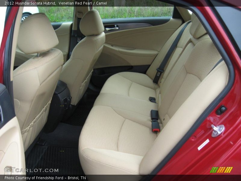 Venetian Red Pearl / Camel 2012 Hyundai Sonata Hybrid