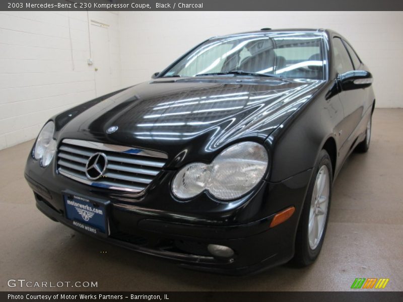 Black / Charcoal 2003 Mercedes-Benz C 230 Kompressor Coupe