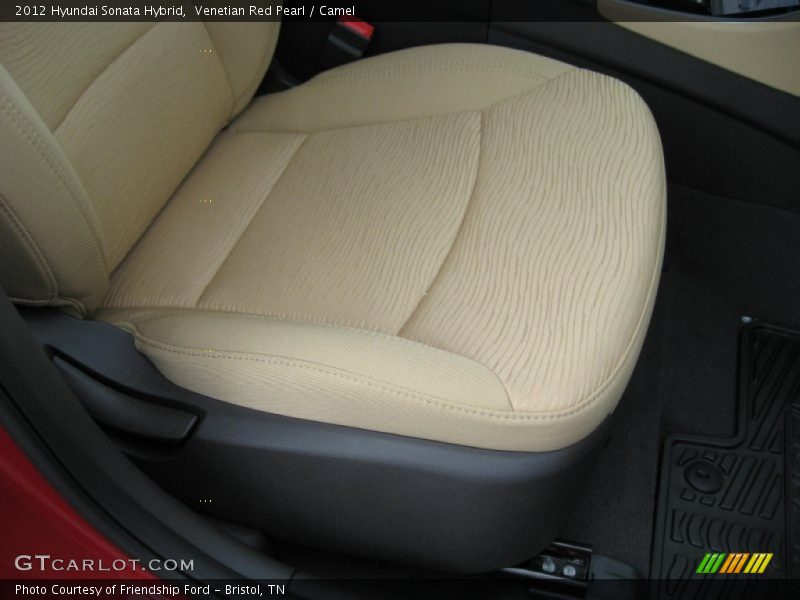 Venetian Red Pearl / Camel 2012 Hyundai Sonata Hybrid