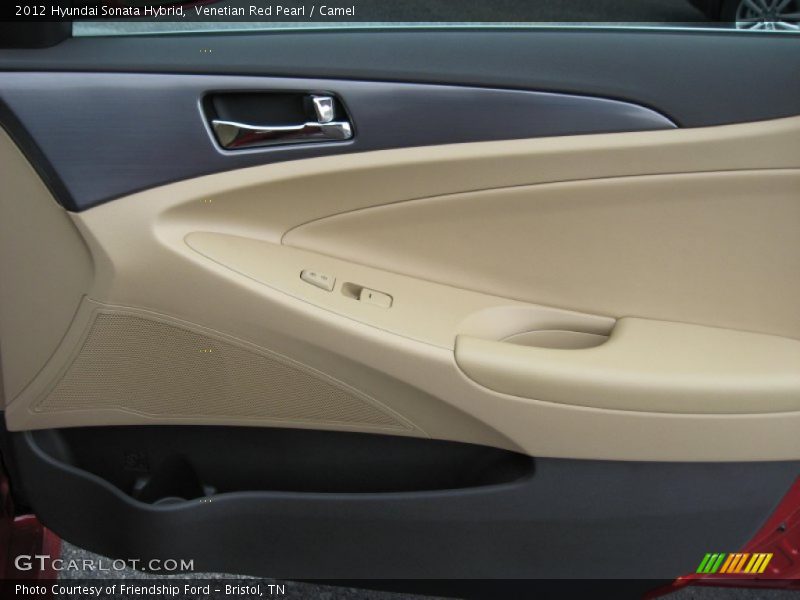 Venetian Red Pearl / Camel 2012 Hyundai Sonata Hybrid