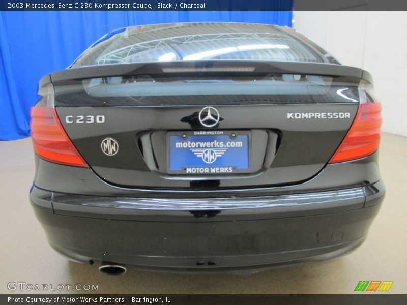 Black / Charcoal 2003 Mercedes-Benz C 230 Kompressor Coupe