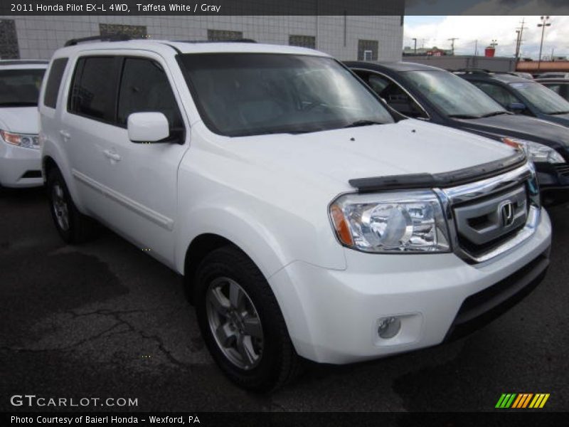 Taffeta White / Gray 2011 Honda Pilot EX-L 4WD