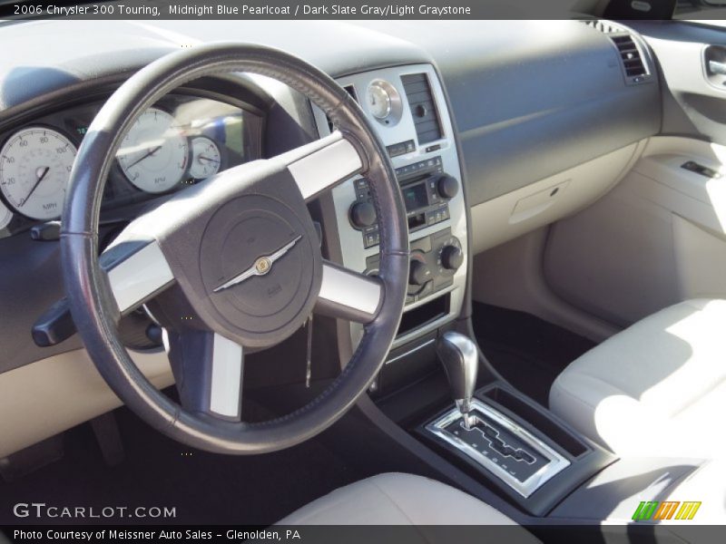 Midnight Blue Pearlcoat / Dark Slate Gray/Light Graystone 2006 Chrysler 300 Touring