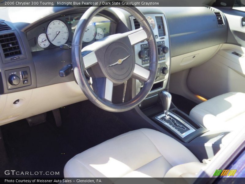 Midnight Blue Pearlcoat / Dark Slate Gray/Light Graystone 2006 Chrysler 300 Touring