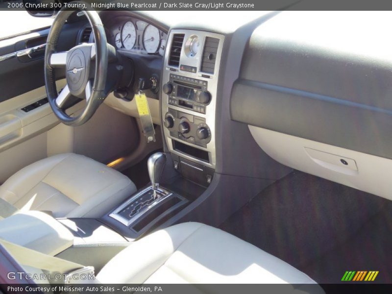 Midnight Blue Pearlcoat / Dark Slate Gray/Light Graystone 2006 Chrysler 300 Touring