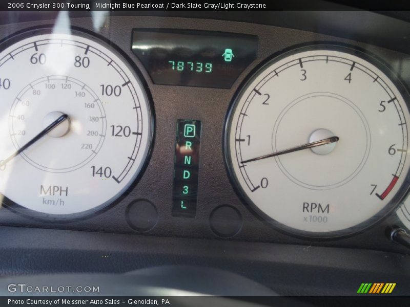 Midnight Blue Pearlcoat / Dark Slate Gray/Light Graystone 2006 Chrysler 300 Touring