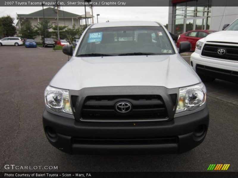 Silver Streak Mica / Graphite Gray 2007 Toyota Tacoma Regular Cab