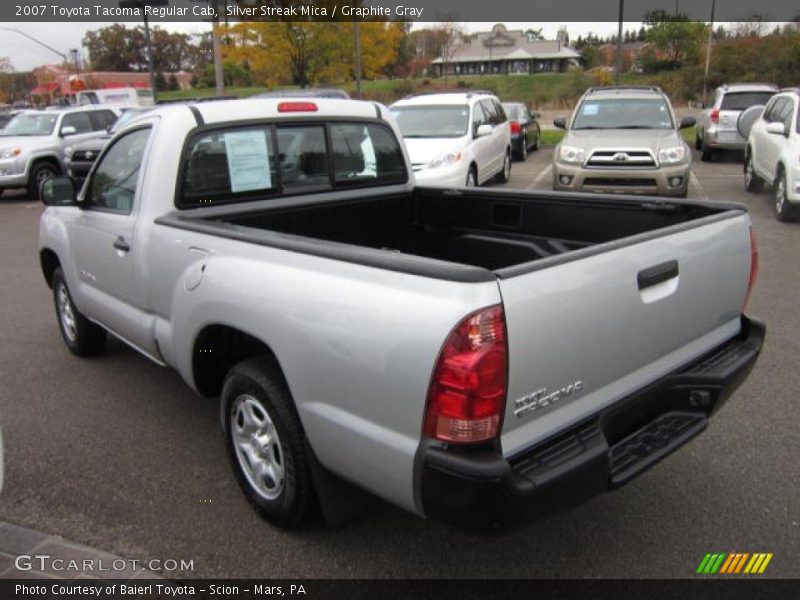 Silver Streak Mica / Graphite Gray 2007 Toyota Tacoma Regular Cab