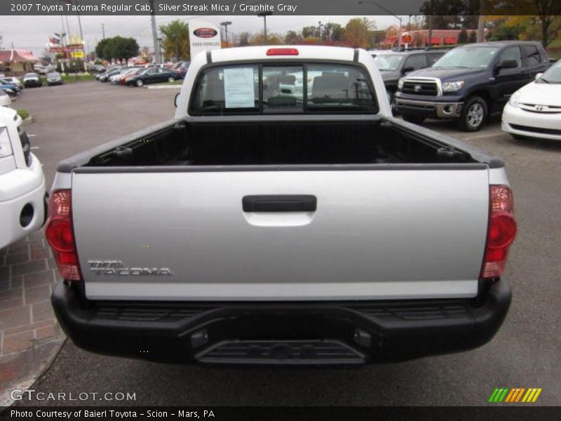 Silver Streak Mica / Graphite Gray 2007 Toyota Tacoma Regular Cab