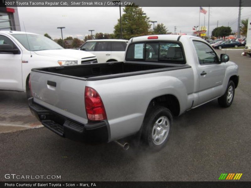 Silver Streak Mica / Graphite Gray 2007 Toyota Tacoma Regular Cab