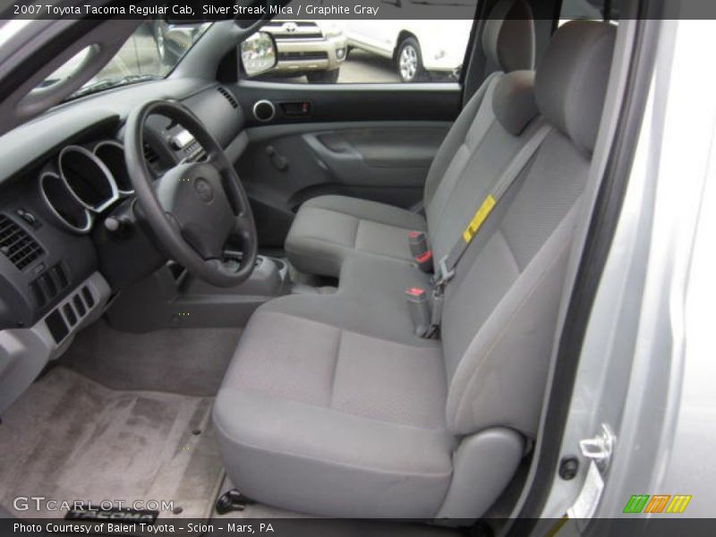 Silver Streak Mica / Graphite Gray 2007 Toyota Tacoma Regular Cab