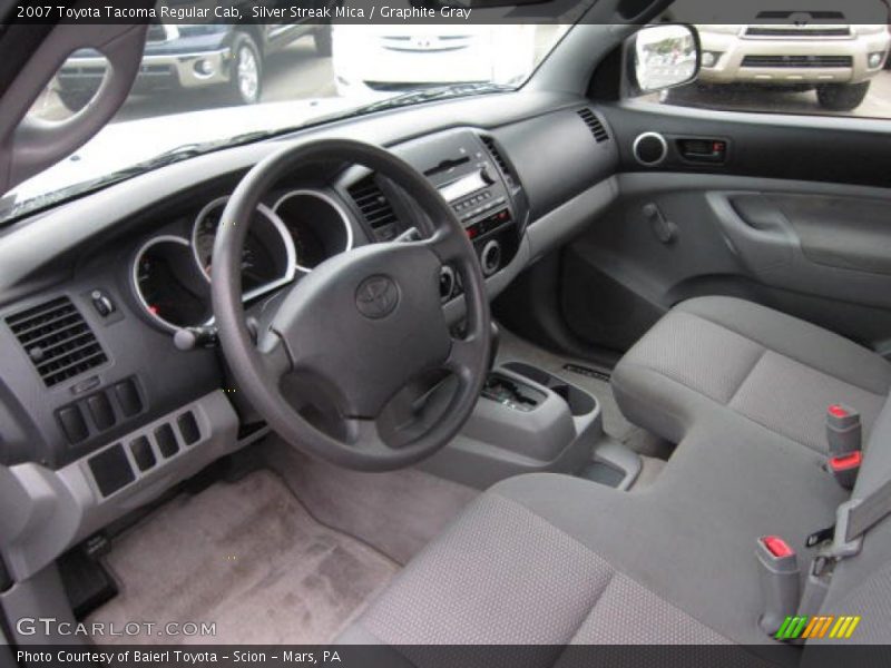 Silver Streak Mica / Graphite Gray 2007 Toyota Tacoma Regular Cab