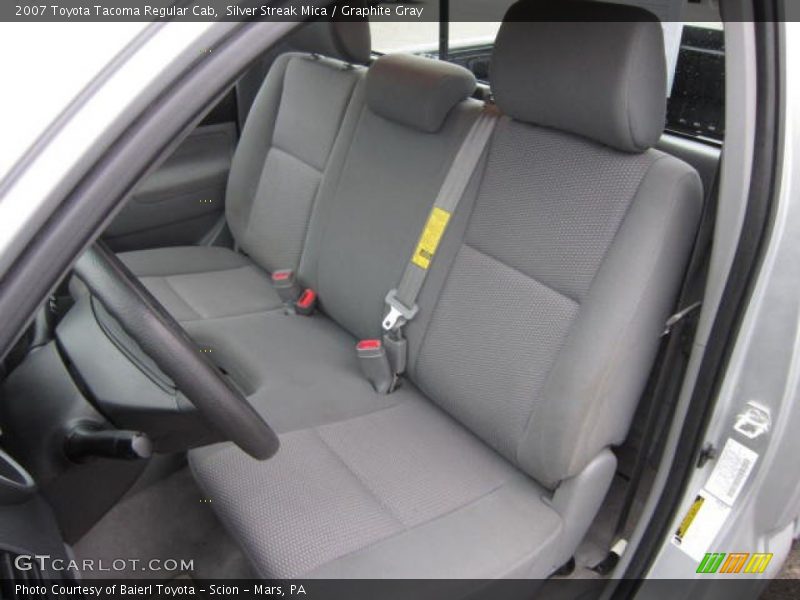Silver Streak Mica / Graphite Gray 2007 Toyota Tacoma Regular Cab